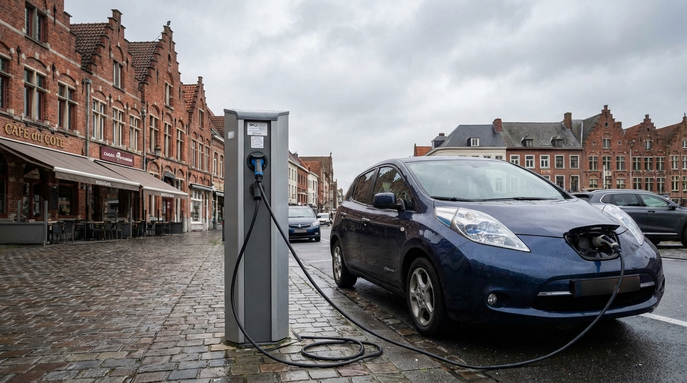 Laadpunt in Molenbeek-Saint-Jean